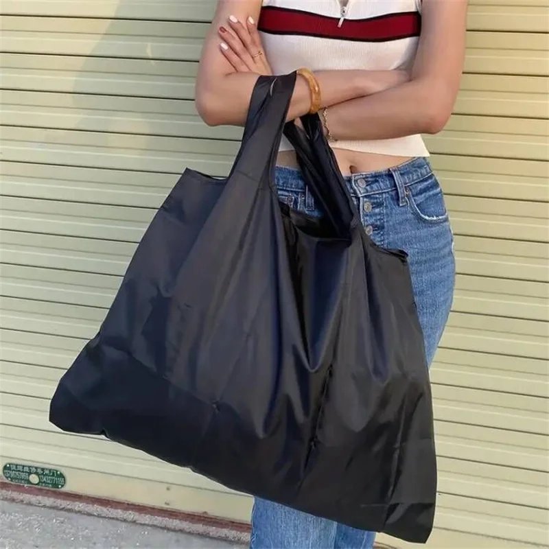 Versatile Folding Shopping Bag, Large Capacity Travel Tote Bag, Fashion Reusable Grocery Bag