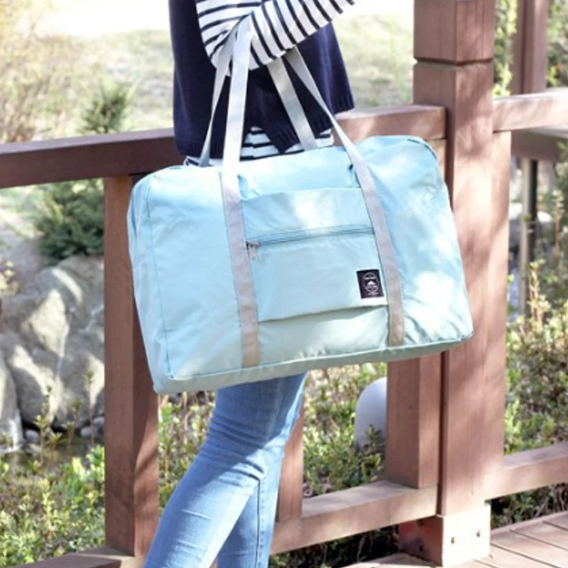 Travel Bags Women's Stock Bags New Nylon Foldable Portable Handbags WaterProof Luggage Storage Bags Tote Organizer for Clothing Travel Bags Women's Stock Bags New Nylon Foldable Portable Handbags WaterProof Luggage Storage Bags Tote Organizer for Clothing