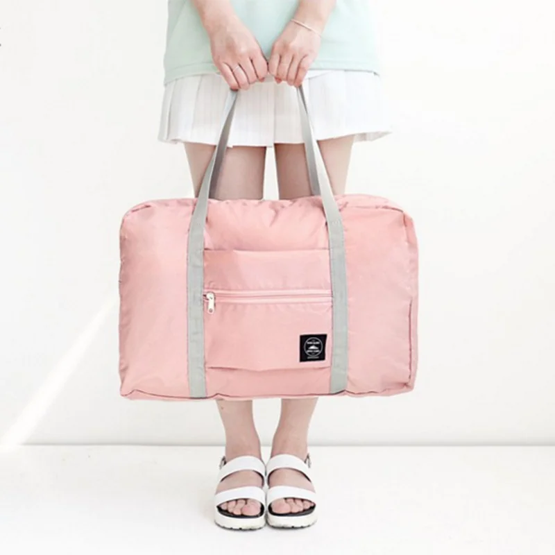 Travel Bags Women's Stock Bags New Nylon Foldable Portable Handbags WaterProof Luggage Storage Bags Tote Organizer for Clothing Travel Bags Women's Stock Bags New Nylon Foldable Portable Handbags WaterProof Luggage Storage Bags Tote Organizer for Clothing