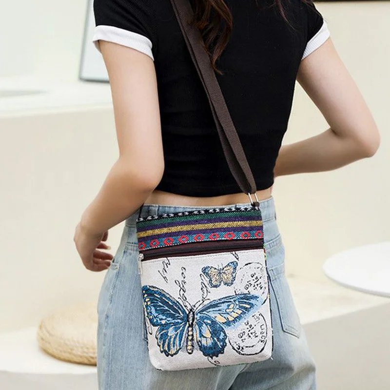 Women's Canvas Handbags Hot Sale Casual Shoulder Bag Owl Embroidered Ethnic Bag Vintage Messenger Bag Ladies Shoulder Bag Women's Canvas Handbags Hot Sale Casual Shoulder Bag Owl Embroidered Ethnic Bag Vintage Messenger Bag Ladies Shoulder Bag