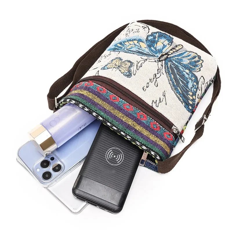 Women's Canvas Handbags Hot Sale Casual Shoulder Bag Owl Embroidered Ethnic Bag Vintage Messenger Bag Ladies Shoulder Bag Women's Canvas Handbags Hot Sale Casual Shoulder Bag Owl Embroidered Ethnic Bag Vintage Messenger Bag Ladies Shoulder Bag