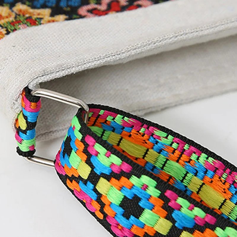 Embroidered Elephant Handheld Bag Women New Retro Large Capacity Crossbody Bag Nylon Knitted Casual Portable Handbag Embroidered Elephant Handheld Bag Women New Retro Large Capacity Crossbody Bag Nylon Knitted Casual Portable Handbag