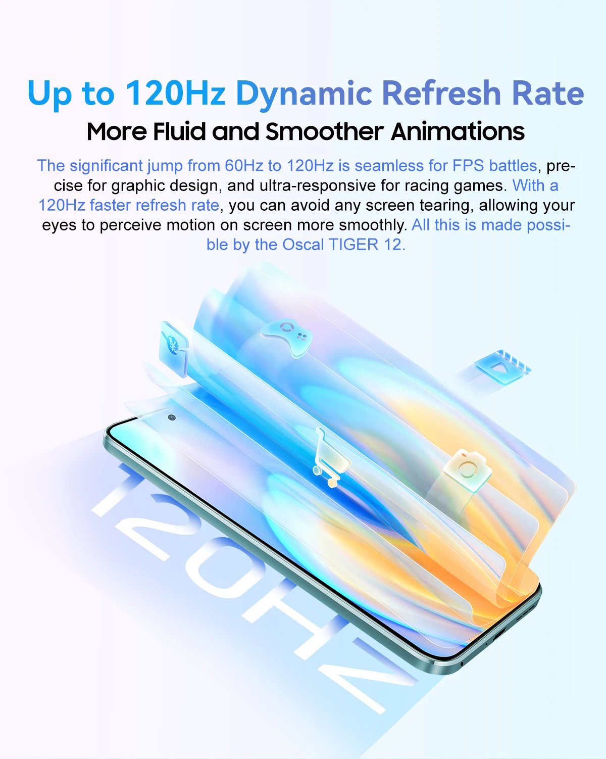 [World Premiere] OSCAL TIGER 12 Smartphone Android13 Helio G99 6.78'' 120Hz 2.4K Display Cell Phone 24GB 256GB 64MP Mobile Phone