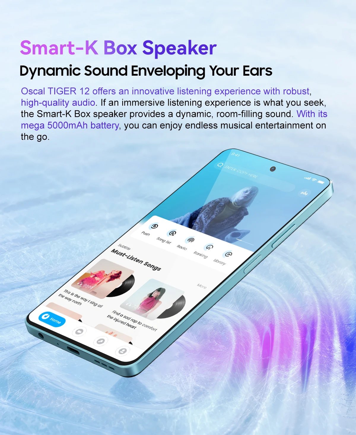 [World Premiere] OSCAL TIGER 12 Smartphone Android13 Helio G99 6.78'' 120Hz 2.4K Display Cell Phone 24GB 256GB 64MP Mobile Phone