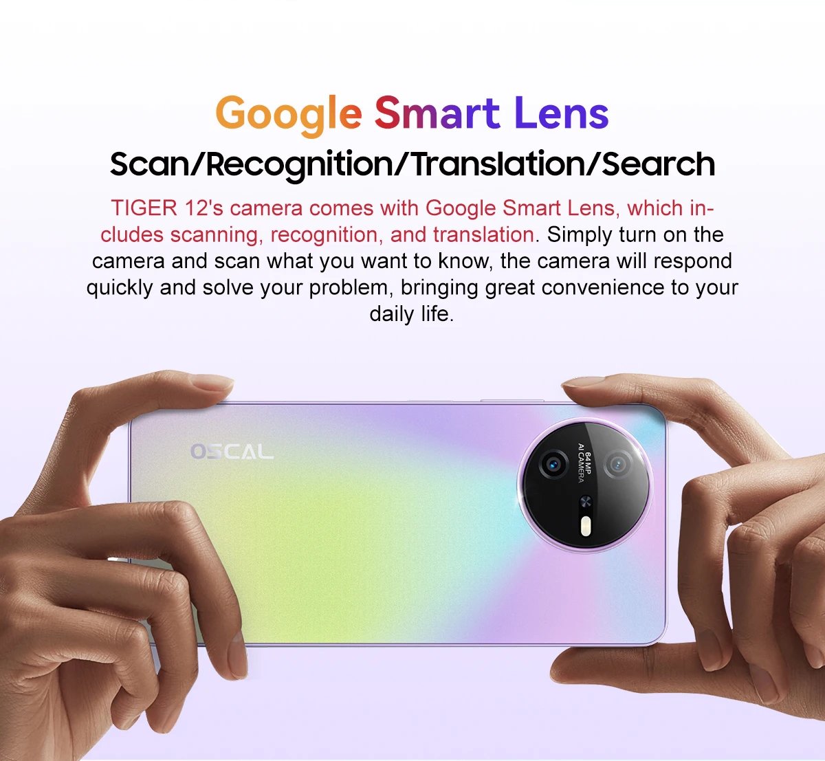 [World Premiere] OSCAL TIGER 12 Smartphone Android13 Helio G99 6.78'' 120Hz 2.4K Display Cell Phone 24GB 256GB 64MP Mobile Phone