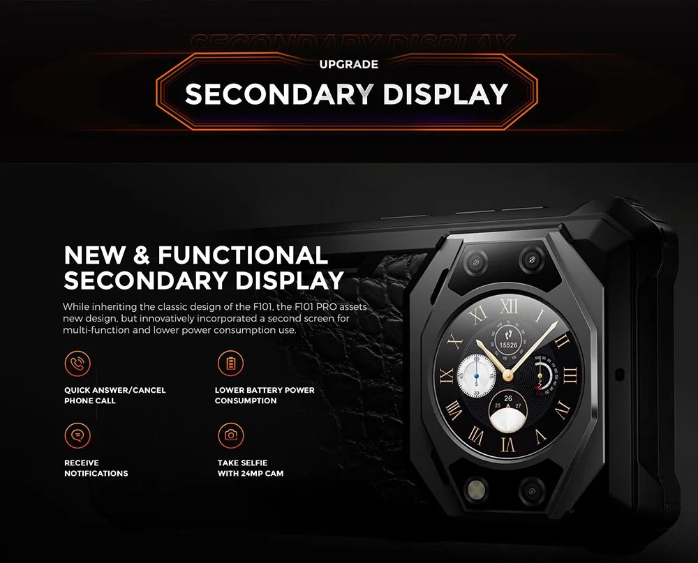 Fossibot F101Pro Rugged Smartphone 15GB+128GB Android 13 IP68 Waterproof Mobile Phone 10600mAh NFC Cell Phone Global Version Fossibot F101Pro Rugged Smartphone 15GB+128GB Android 13 IP68 Waterproof Mobile Phone 10600mAh NFC Cell Phone Global Version