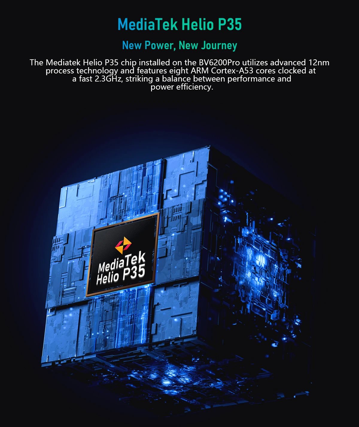 Blackview BV6200 Pro Rugged Phone Android 13 6.56'' Helio P35, 4GB+128GB Smartphone 13000mAh With 18W Fast Charge NFC Cell Phone