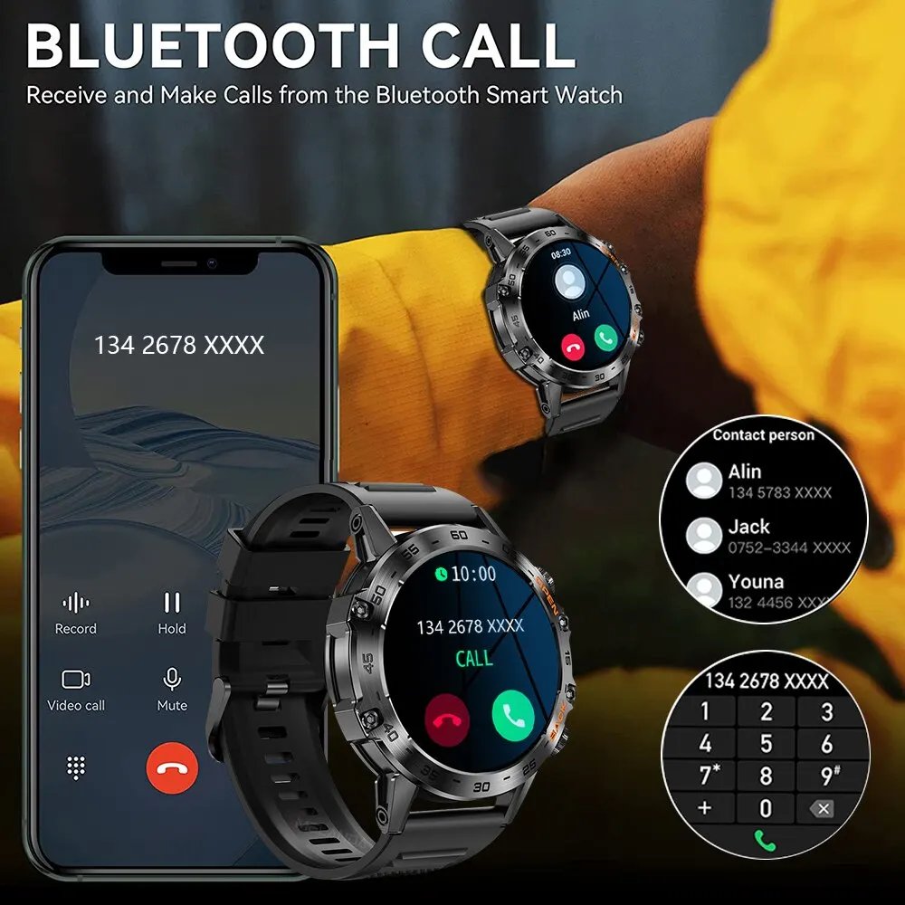 Steel 1.39 Bluetooth Call Smart Watch Men Sports Fitness Tracker Watches IP67 Waterproof Smartwatch for Android IOS MD52 Steel 1.39 Bluetooth Call Smart Watch Men Sports Fitness Tracker Watches IP67 Waterproof Smartwatch for Android IOS MD52