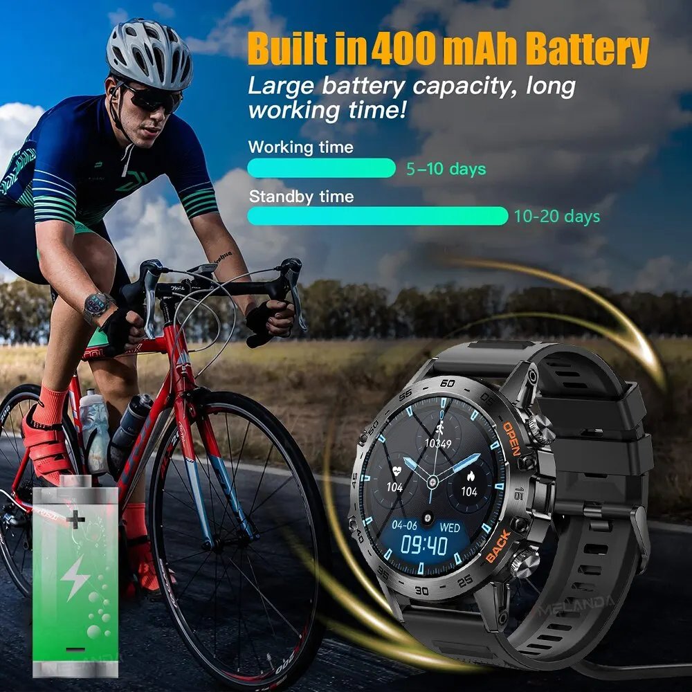 Steel 1.39 Bluetooth Call Smart Watch Men Sports Fitness Tracker Watches IP67 Waterproof Smartwatch for Android IOS MD52 Steel 1.39 Bluetooth Call Smart Watch Men Sports Fitness Tracker Watches IP67 Waterproof Smartwatch for Android IOS MD52