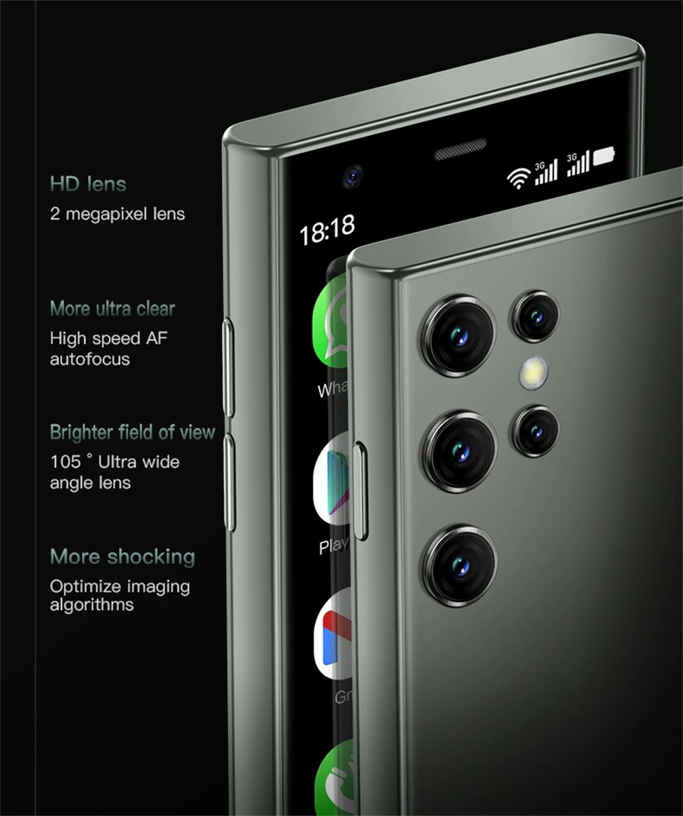 SOYES S23 Pro Mini Smartphone Android 8.1 Dual SIM Standby 3.0Inch HD 3G Mobile Phone 2GB+16GB 1000mAh Small Original Cell Phone SOYES S23 Pro Mini Smartphone Android 8.1 Dual SIM Standby 3.0Inch HD 3G Mobile Phone 2GB+16GB 1000mAh Small Original Cell Phone