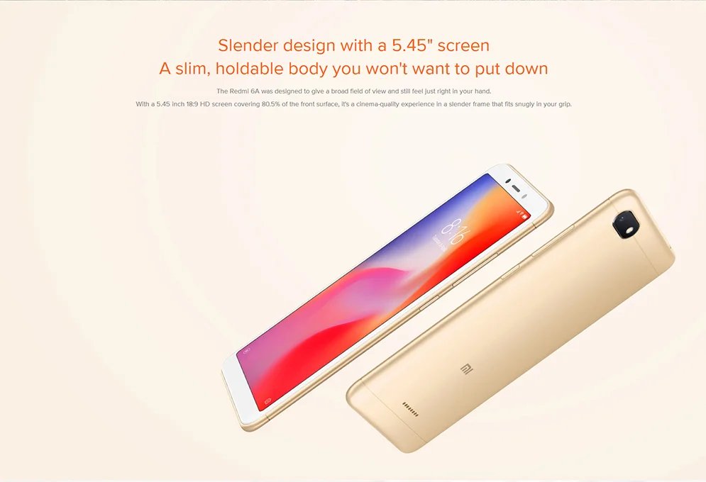 Cheapest Original Xiaomi Redmi 6A / 7 Mobile Phones 4GB 64GB Global Version Google Play Android Cell Phone Fingerprint Free Gift