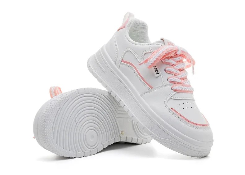 Designer Platform Running Sneakers Women  Tennis shoes Woman Walking Chunky Sneakers white Casual Slip on Vulcanized Shoes
