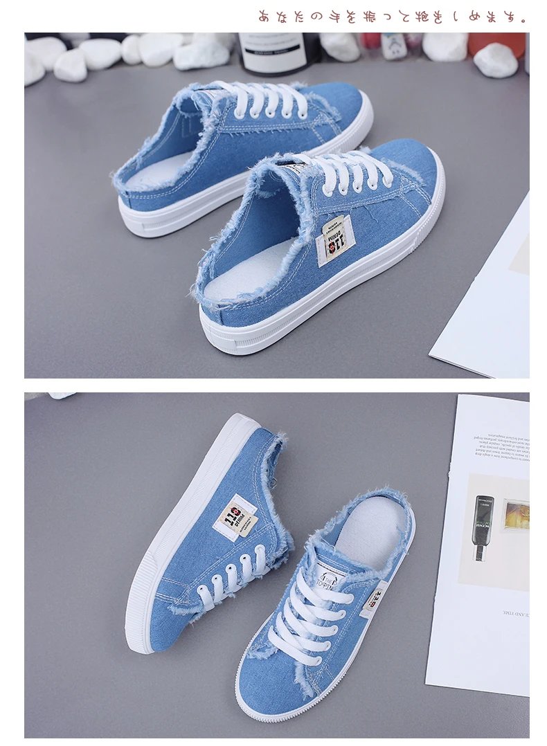 New 2023 Spring Summer Women Canvas Shoes flat sneakers women casual shoes low upper lace up white shoes