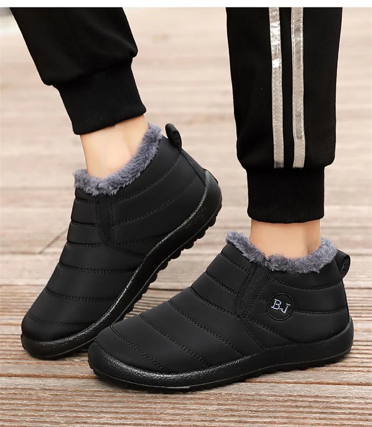 Sneakers Winter 2022 Women Waterproof Shoes Comfortable Platform Shoes Walking Platform Sneakers Ankle Black Mujer Shoes Woman