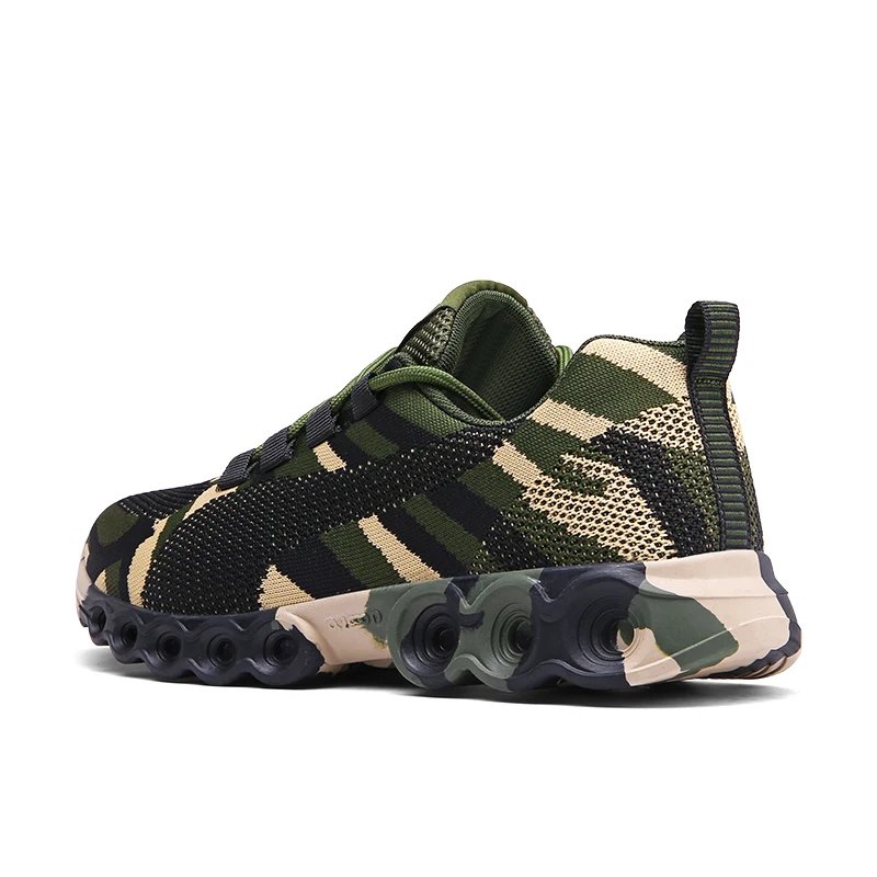 Couples Camouflage Sneakers Women Sports Breathable Vulcanize Shoes Non-slip Rubber Sole Outdoor Sports Shoes for Men Training
