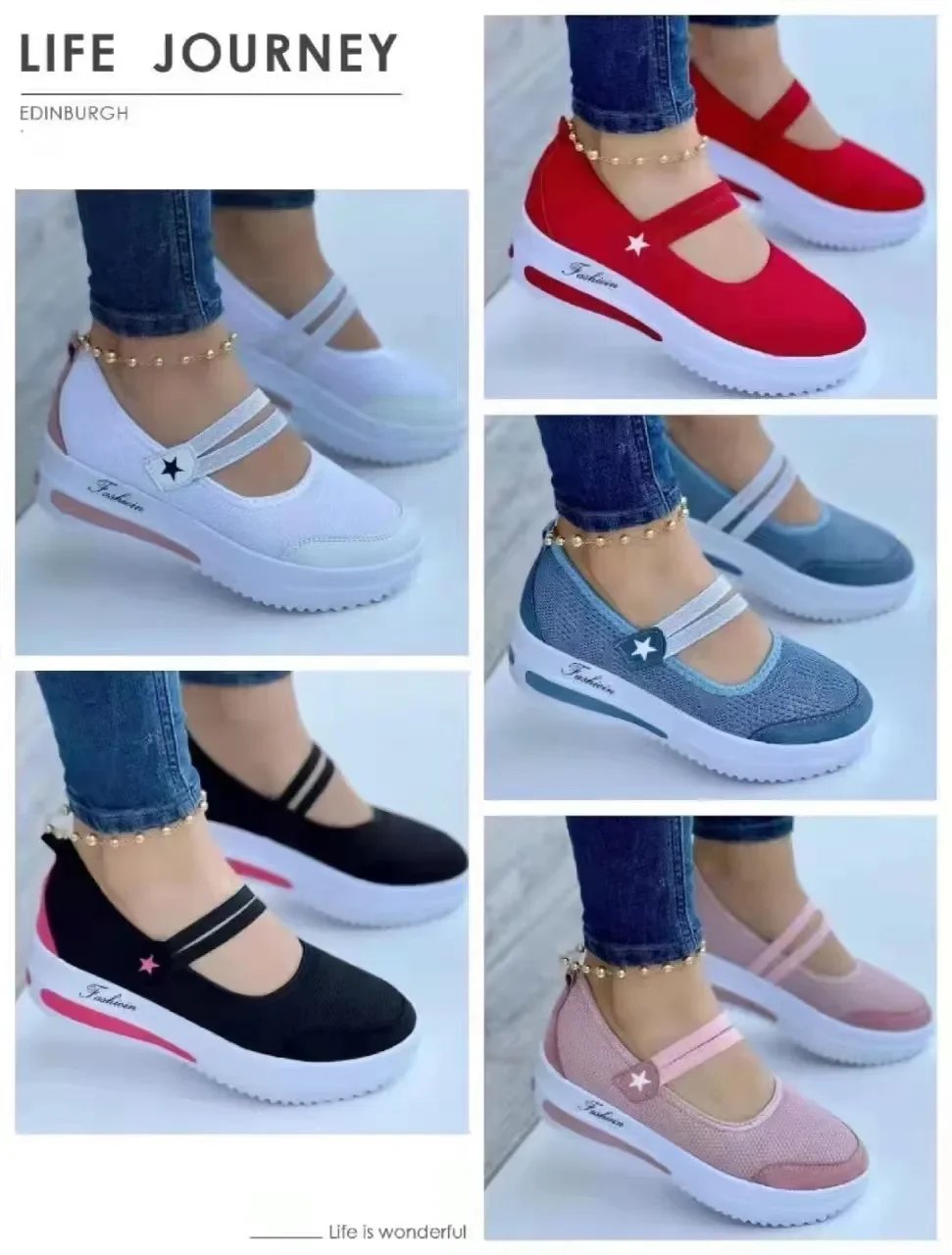 2022 Mesh Breathable Woman Tennis Shoes Canvas Shoe Female Casual Shoes Ladies Sport Shoes Platform Sneaker Hollow Out Shoes
