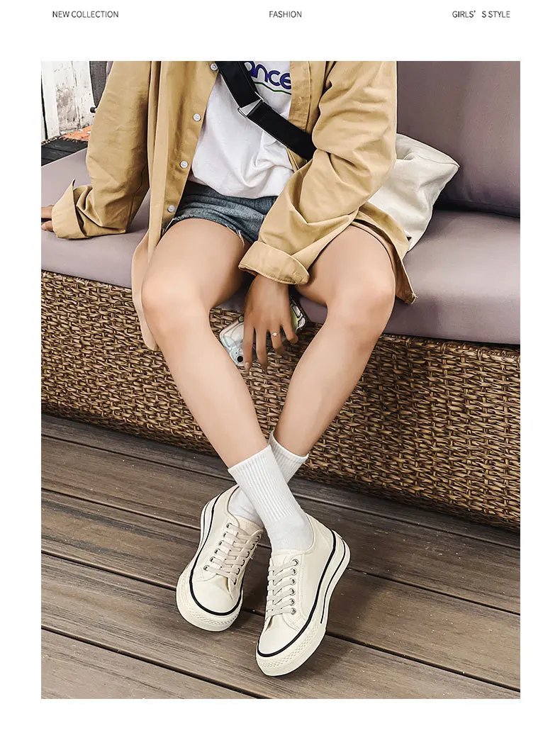Zapatos De Mujer Tendencia Woman Platform Sneakers Women Casual Canvas Shoe Breathable Sneakers Fashion Skateboard Shoe