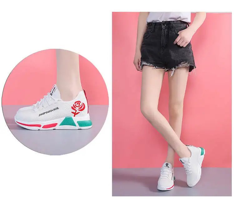 Shoes Sports casual for Women Outdoor Tennis Shoes Lightweight Non-slip Breathable Sneakers Soft Walking Shoes Zapatillas Mujer