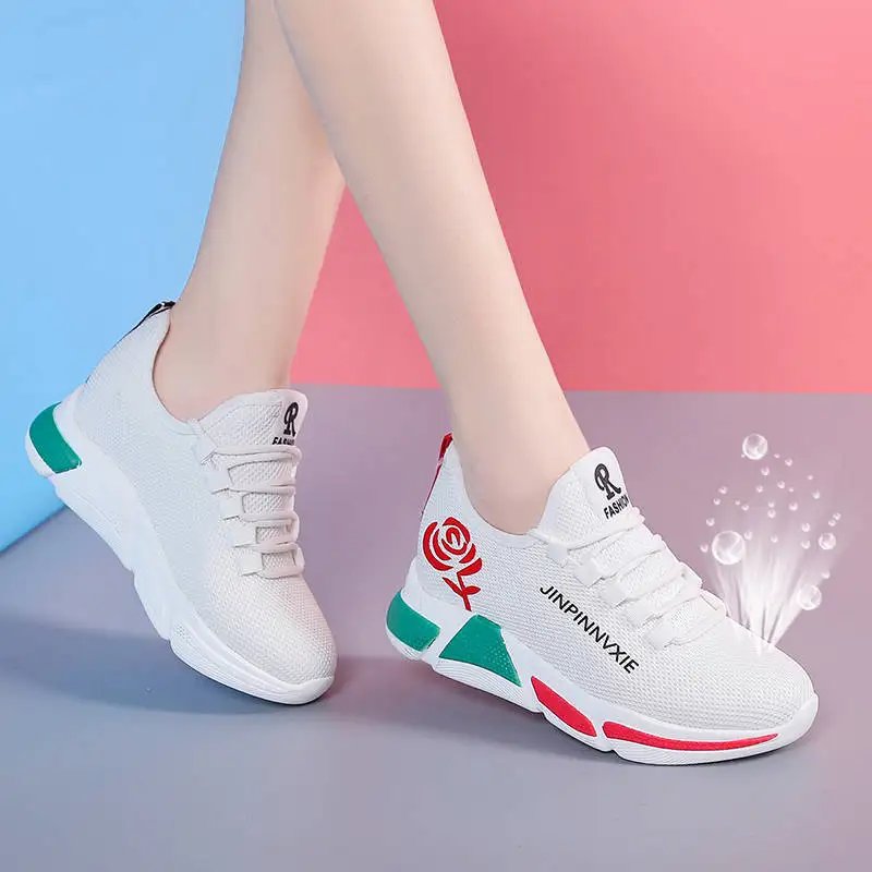 Shoes Sports casual for Women Outdoor Tennis Shoes Lightweight Non-slip Breathable Sneakers Soft Walking Shoes Zapatillas Mujer