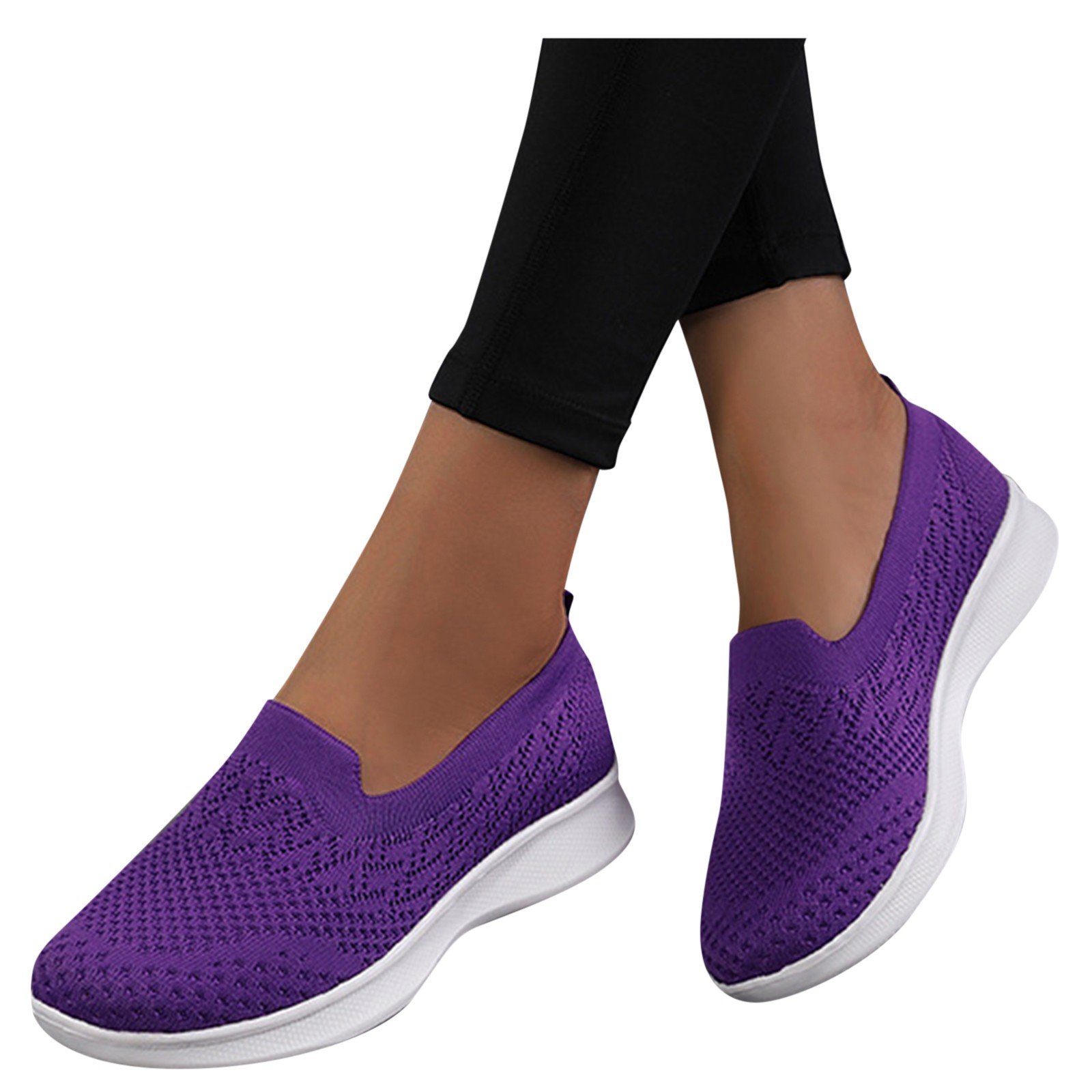 Women Sneakers Summer Outdoor Breathable Casual Walking Shoes  Loafers Chunky Sneakers Slip On Lady Vulcanized Shoes zapatillas