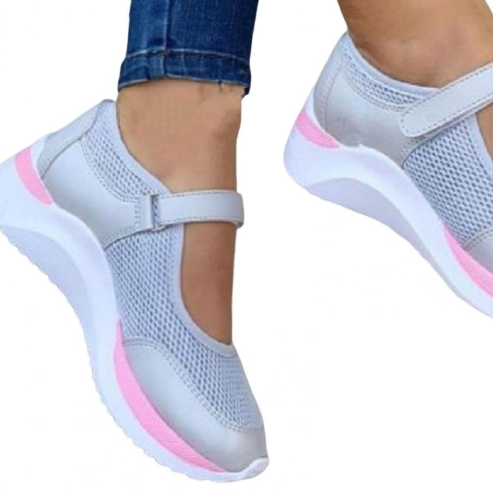 Casual Shoes Women Breathable Mesh Sandals Fashion Brand Summer Women Sandals Platform Vulcanized Shoes Femme New Sneakers