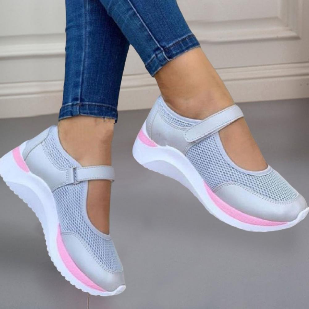 Casual Shoes Women Breathable Mesh Sandals Fashion Brand Summer Women Sandals Platform Vulcanized Shoes Femme New Sneakers