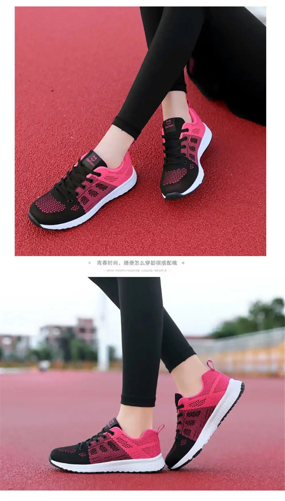 Mesh Round Toe Sneakers Woman Vulcanize Fashion Women Shoes Tennis Skates Sport Low Prices Baskettes Unique Festival