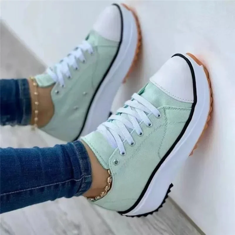 2024 New Fashion Summer Women Casual Shoes Plus Size Sneakers For Women Platform Sport Shoes Female Lace up Tennis Shoes Size 43 2024 New Fashion Summer Women Casual Shoes Plus Size Sneakers For Women Platform Sport Shoes Female Lace up Tennis Shoes Size 43
