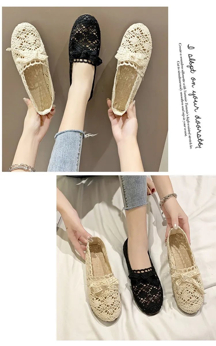 NEW  Women shoes fisherman shoes woman mesh breathable flat soft bottom women peas shoes  womans shoes  flats shoes YTC65