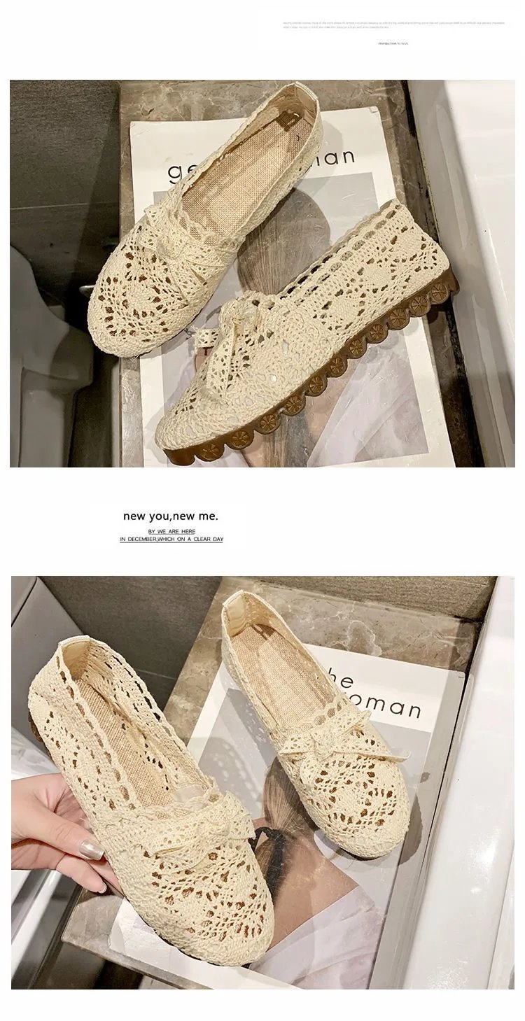 NEW  Women shoes fisherman shoes woman mesh breathable flat soft bottom women peas shoes  womans shoes  flats shoes YTC65