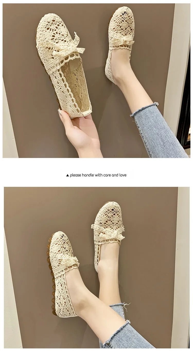 NEW  Women shoes fisherman shoes woman mesh breathable flat soft bottom women peas shoes  womans shoes  flats shoes YTC65