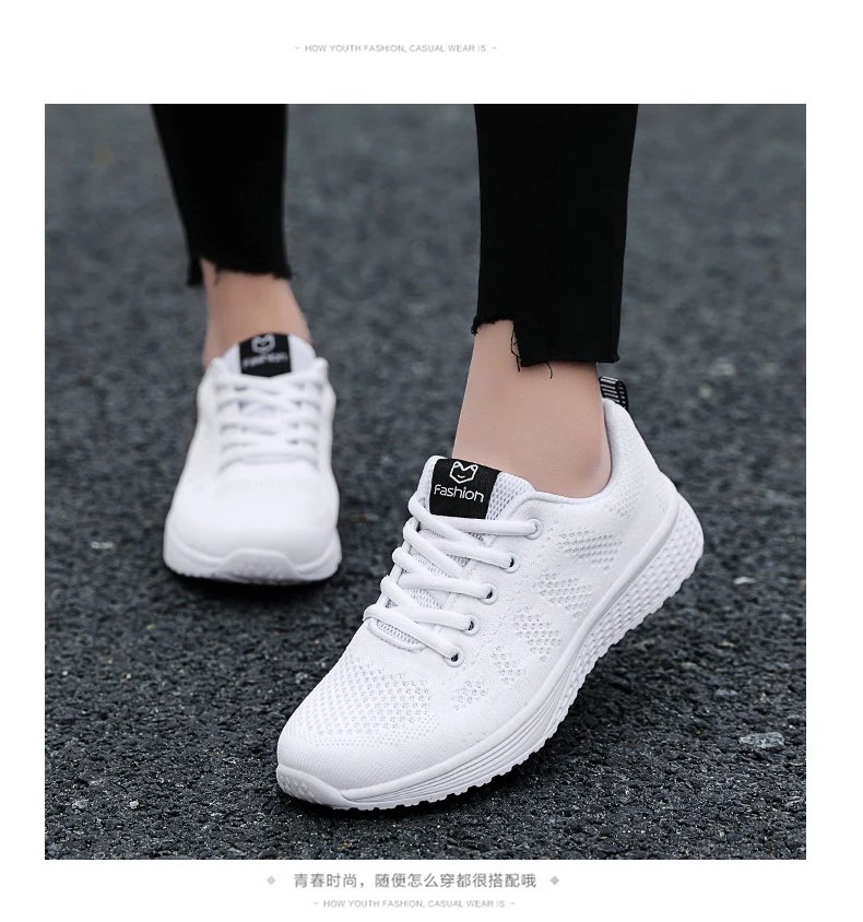 Women men Running Sneakers Lightweight Fashion Casual Flat Shoes Female Wedge Shoes Summer Mesh Breathable Woman Vulcanize Shoes