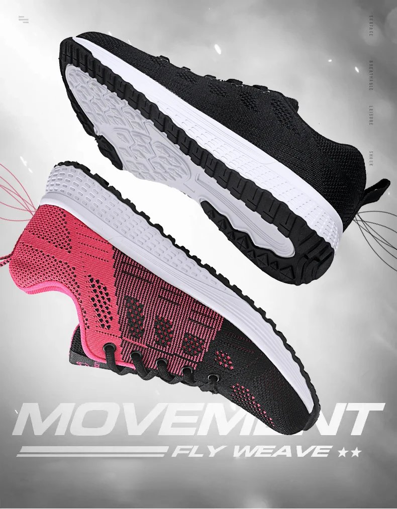 Women men Running Sneakers Lightweight Fashion Casual Flat Shoes Female Wedge Shoes Summer Mesh Breathable Woman Vulcanize Shoes