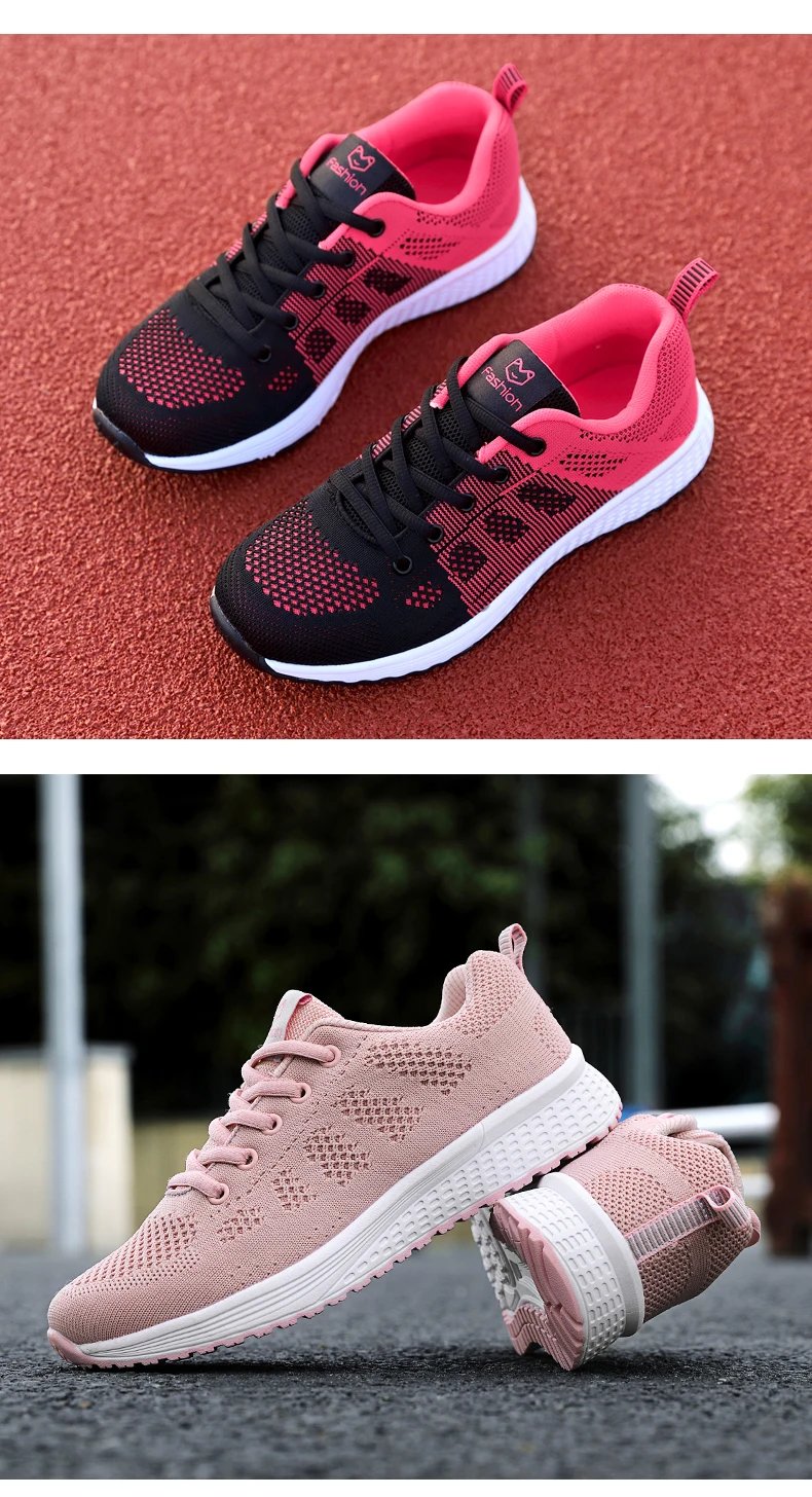 Women men Running Sneakers Lightweight Fashion Casual Flat Shoes Female Wedge Shoes Summer Mesh Breathable Woman Vulcanize Shoes