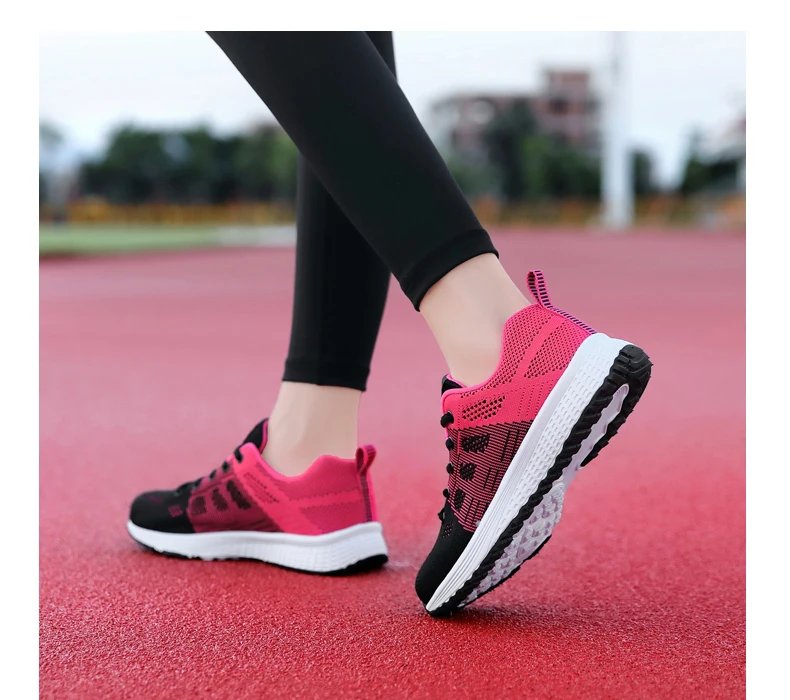Women men Running Sneakers Lightweight Fashion Casual Flat Shoes Female Wedge Shoes Summer Mesh Breathable Woman Vulcanize Shoes