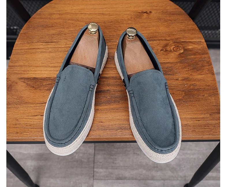 Slip on Men Casual Shoes Concise Mens Canvas Shoes Comfort Non-slip Male Moccasins New Fashion Outdoor Peas Shoes Erkek Ayakkabı