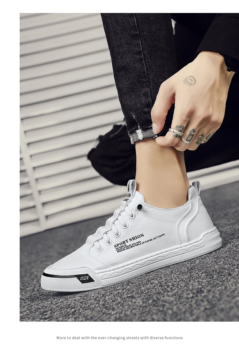 2024 New Men's Fashion Casual Canvas Shoes Non-slip Men Shoes Slip-On Comfortable Flat Casual Shoes sapatos masculinos