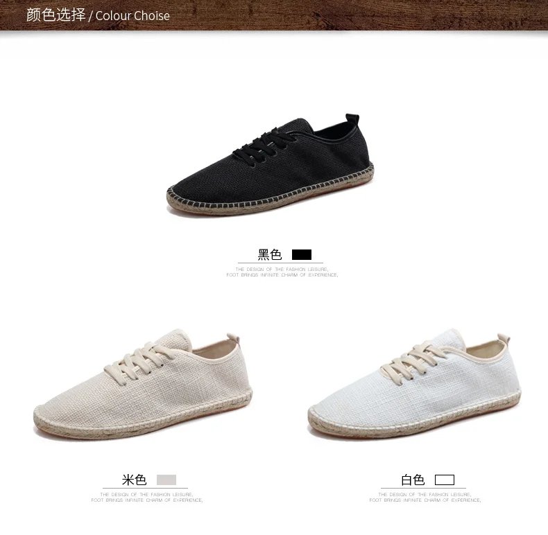Summer Linen Breathable Casual Flats Shoes Men Espadrilles Loafers Fashion Women Canvas Shoes Casual Fisherman Driving Footwear