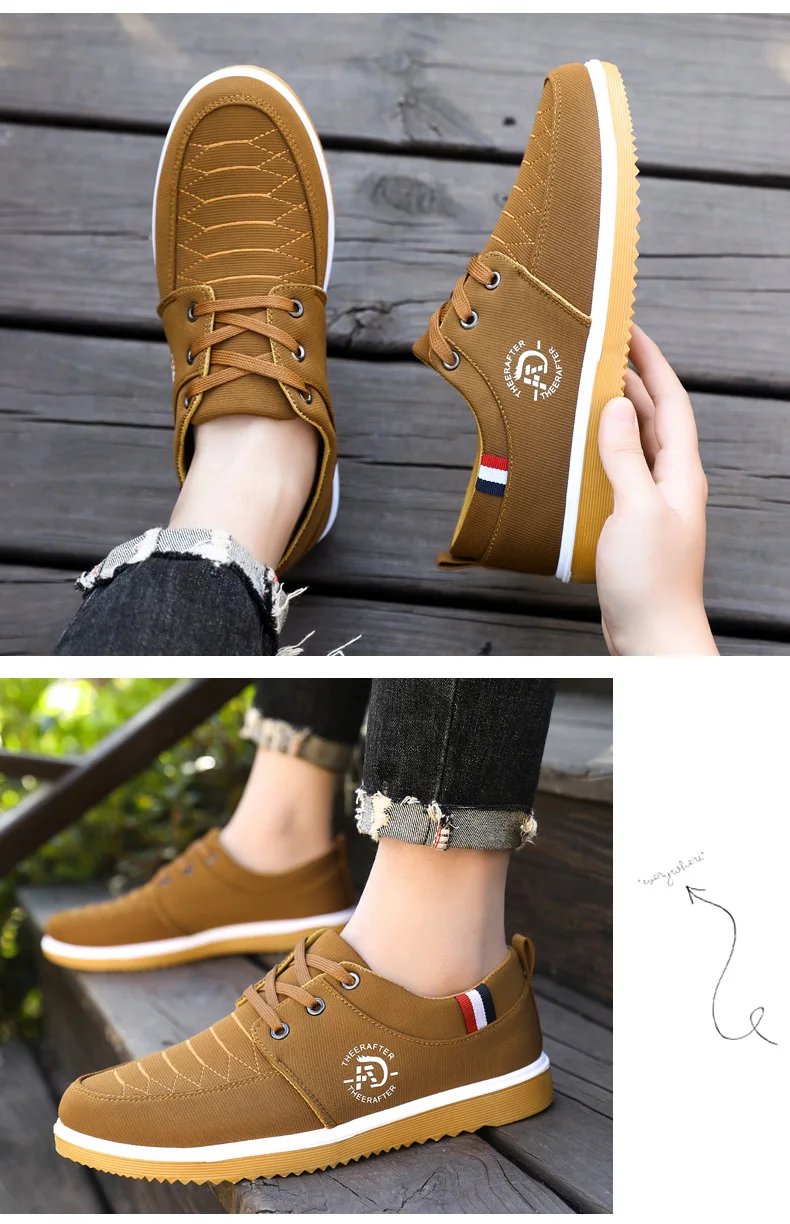 Summer Mens Canvas Shoes Fashion Platform Sneakers for Men Casual Walking Breathable Shoes 2023 Male Loafers Zapatillas Hombre