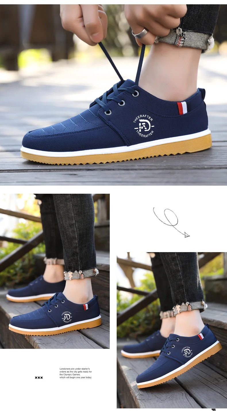 Summer Mens Canvas Shoes Fashion Platform Sneakers for Men Casual Walking Breathable Shoes 2023 Male Loafers Zapatillas Hombre