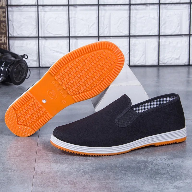 Men Casual Shoes Slip on Canvas Loafers Comfortable Walking Flats for Man Dude Non Slip Soft Moccasins Sneakers Summer