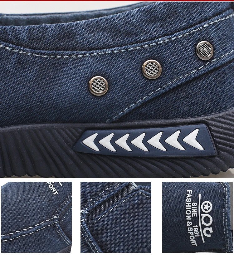 Denim Men's Canvas Shoes Slip on Sneakers Male for Summer 2024 New Outdoor Driving Moccasin Trendy Vintage Loafers Shoes for Men