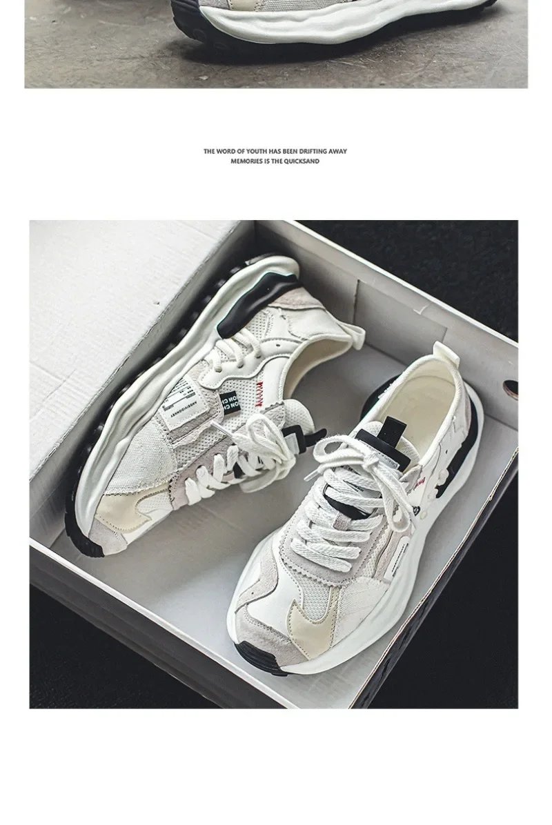 Men's Sneakers 2024 New Casual Shoes for Men Versatile Outdoor Breathable Running Shoes Mesh Lace Up Male Flats Tenis Masculino