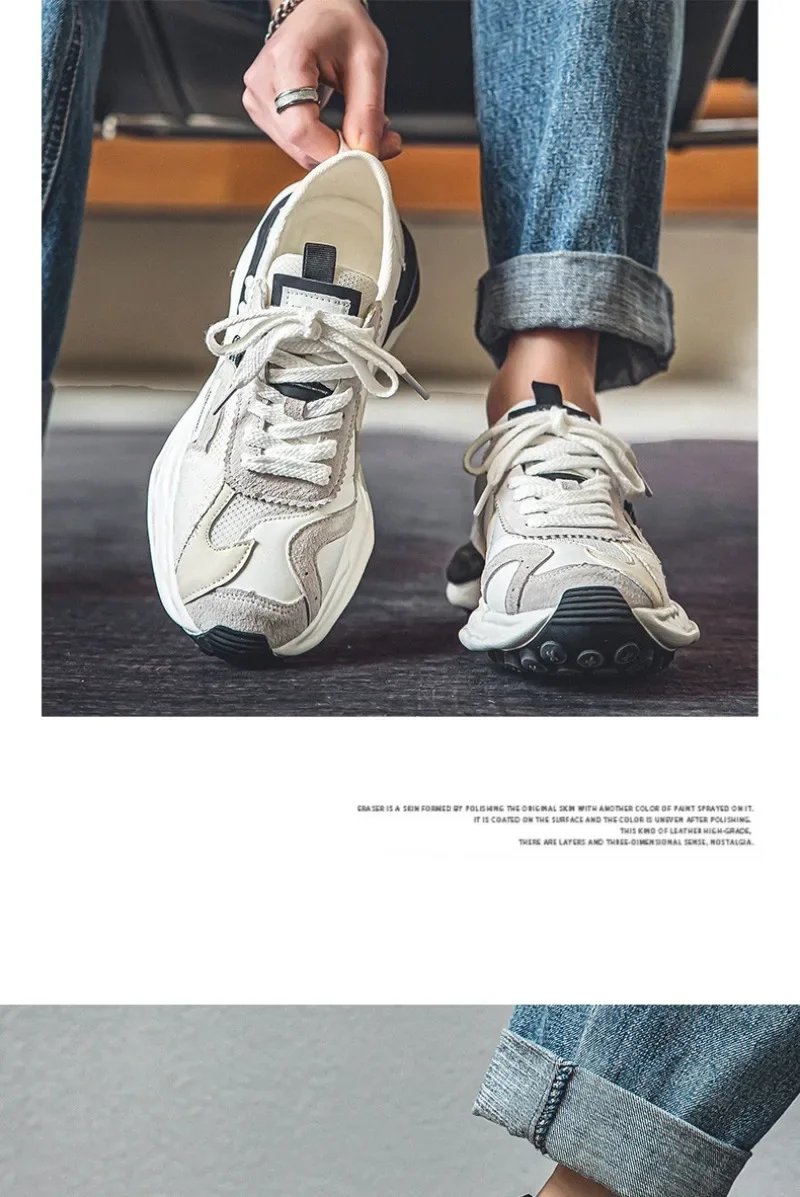 Men's Sneakers 2024 New Casual Shoes for Men Versatile Outdoor Breathable Running Shoes Mesh Lace Up Male Flats Tenis Masculino