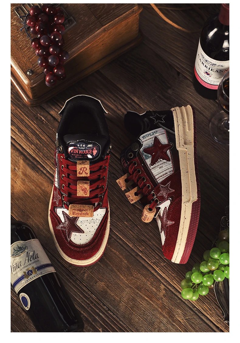 Women Shoes For Men Tennis Retro Y2K Star Punk Hip-hop Skateboard Shoes Fashion Male Sneakers Couples Outdoor Sports Casual Shoe