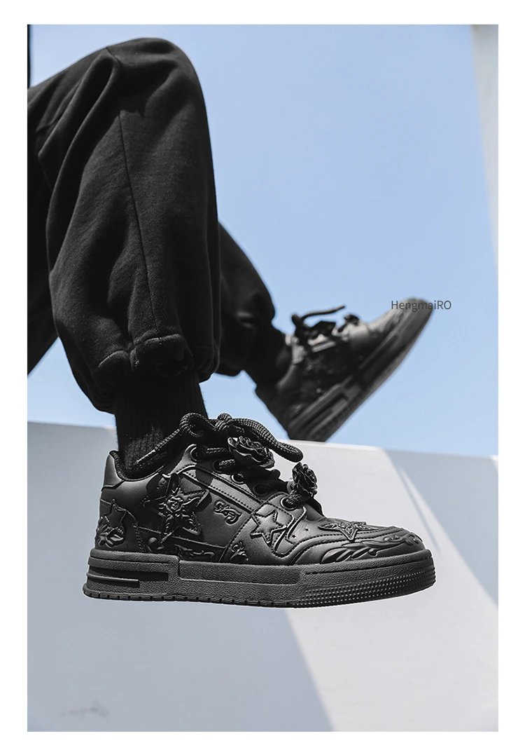 Women Shoes For Men Tennis Retro Y2K Star Punk Hip-hop Skateboard Shoes Fashion Male Sneakers Couples Outdoor Sports Casual Shoe
