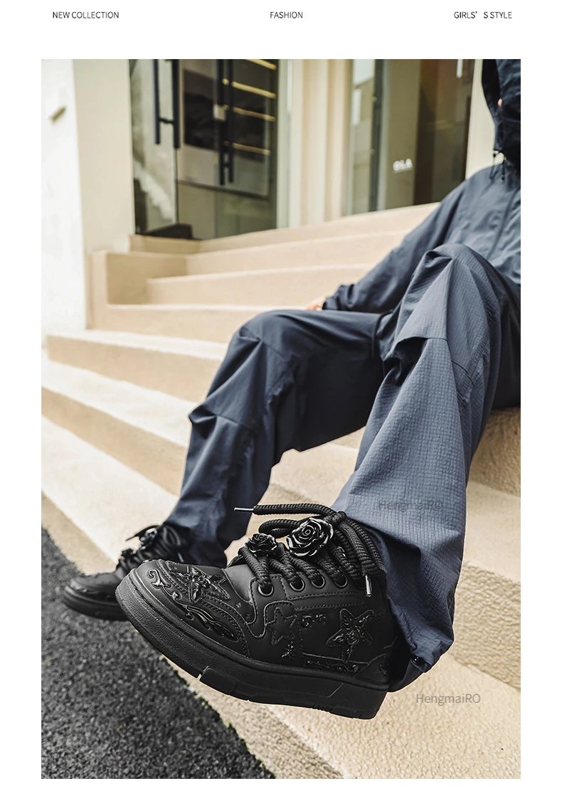 Women Shoes For Men Tennis Retro Y2K Star Punk Hip-hop Skateboard Shoes Fashion Male Sneakers Couples Outdoor Sports Casual Shoe