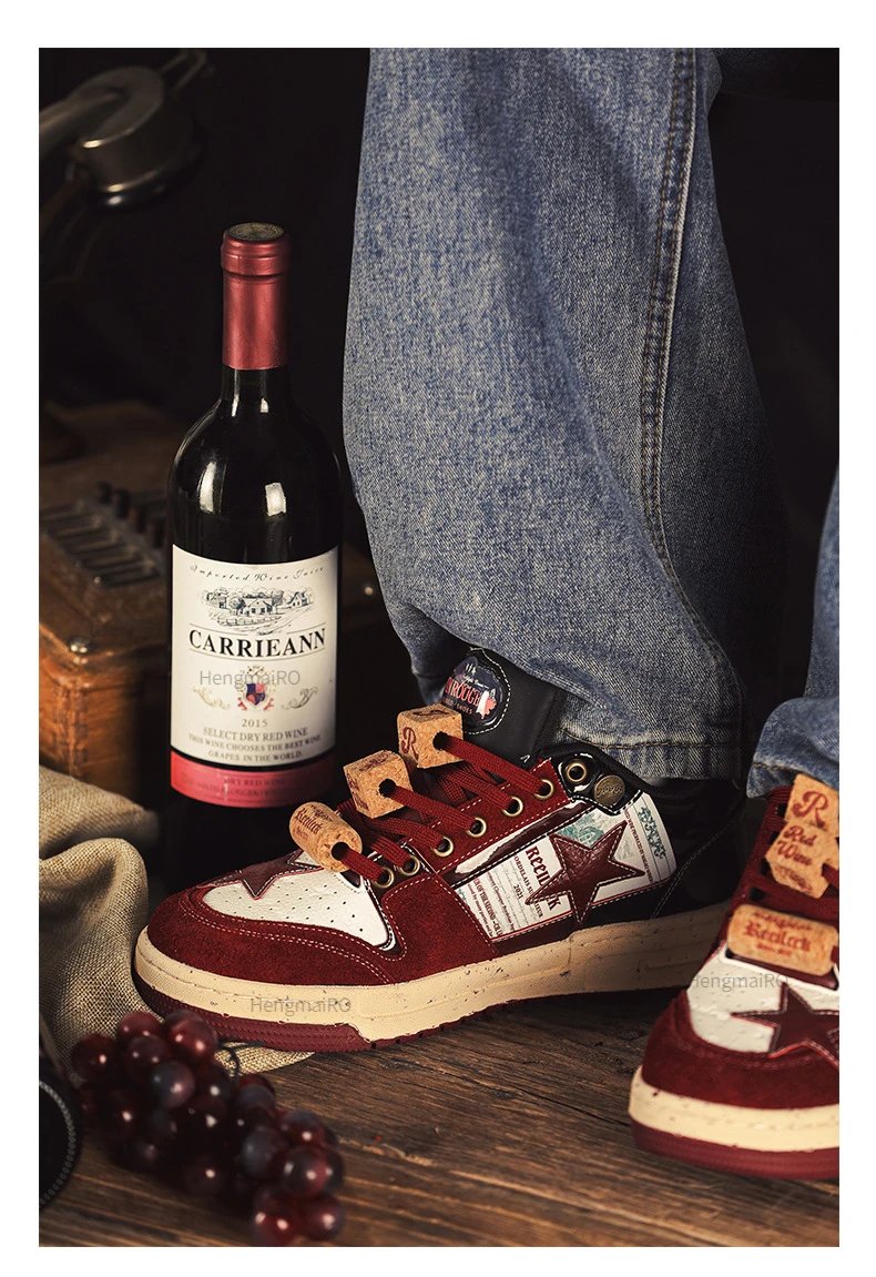 Women Shoes For Men Tennis Retro Y2K Star Punk Hip-hop Skateboard Shoes Fashion Male Sneakers Couples Outdoor Sports Casual Shoe