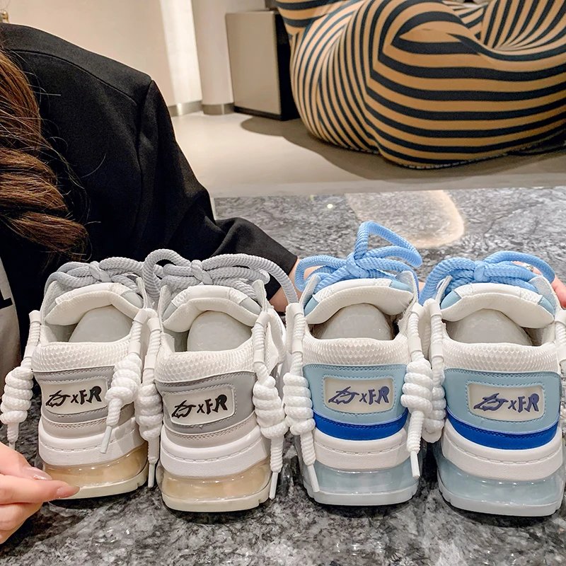 Wide Sole Women Chunky Sneakers Design Bread Shoes Women Platform Comfortable Fashion Sports Shoes Woman Zapatillas De Mujer