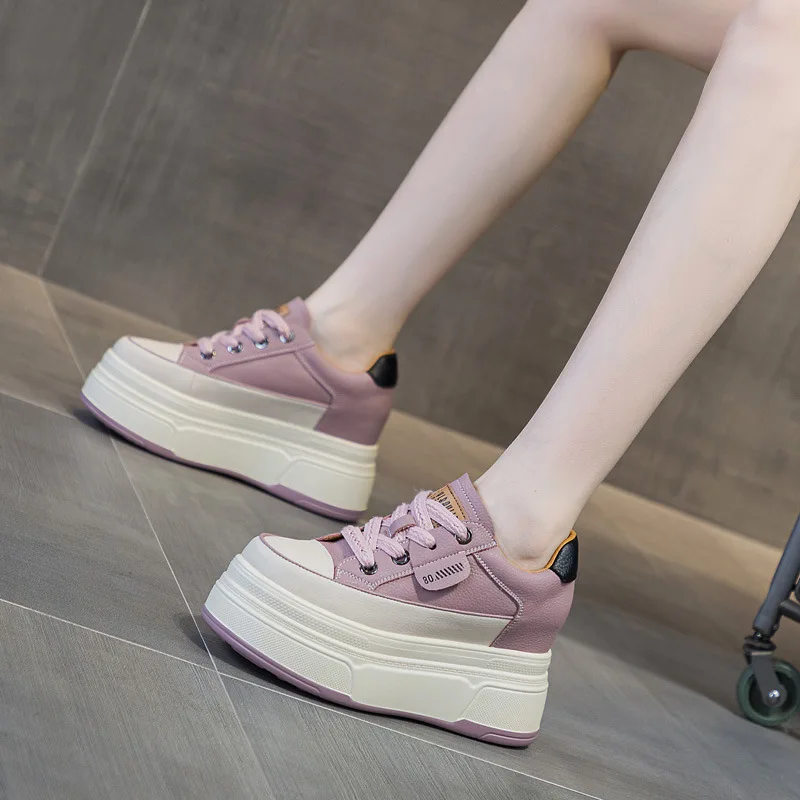 Fujin 9cm Cow Suede Genuine Leather Women Vulcanized Shoes Platform Wedge Skate Boarding High Brand Heels Casual Summer Shoes Fujin 9cm Cow Suede Genuine Leather Women Vulcanized Shoes Platform Wedge Skate Boarding High Brand Heels Casual Summer Shoes